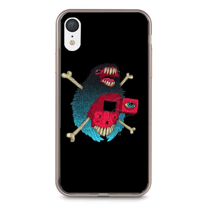 Husa silicon neagra iPhone XR Trigger