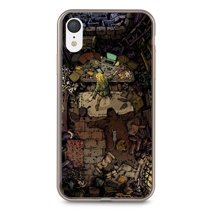 Husa silicon neagra iPhone XR The Dream