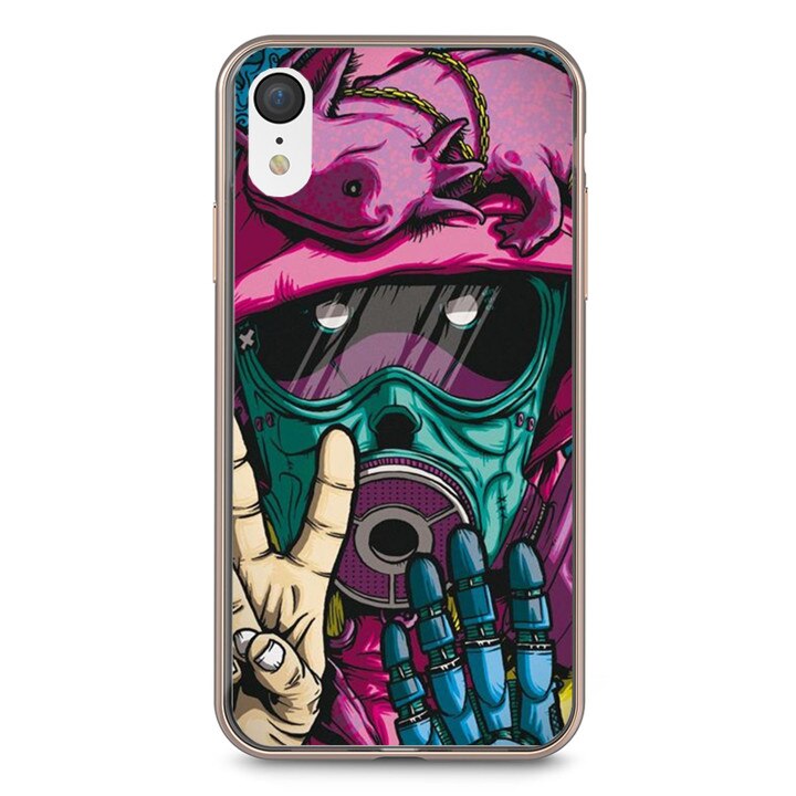 Husa silicon mov iPhone XR Graffer