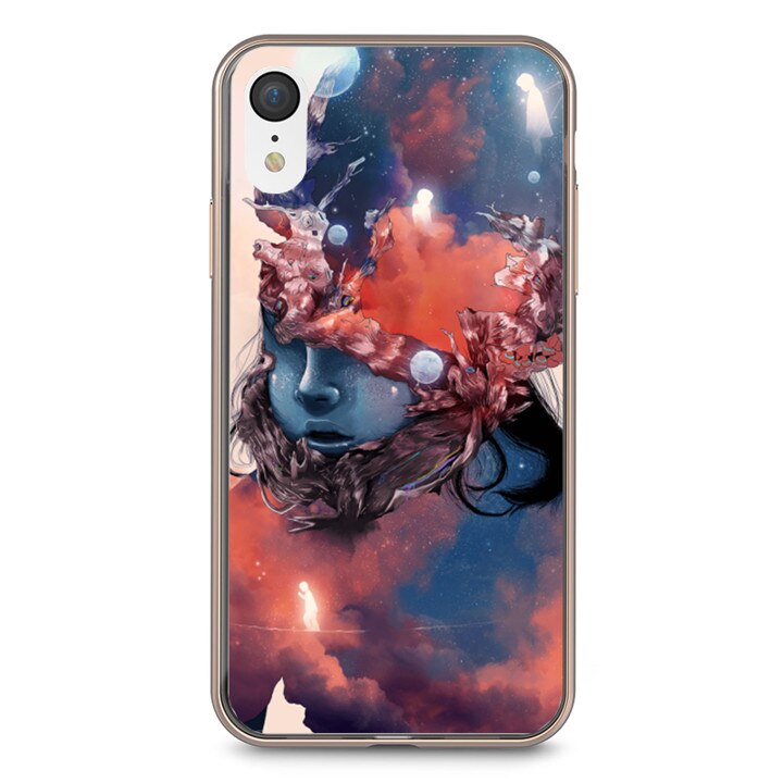 Husa silicon albastra iPhone XR Think