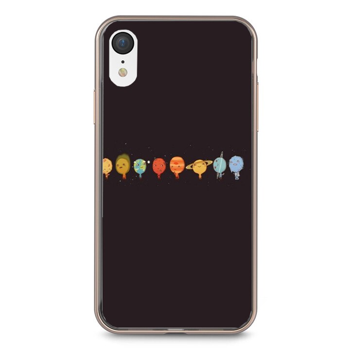 Husa silicon neagra iPhone XR Solary System