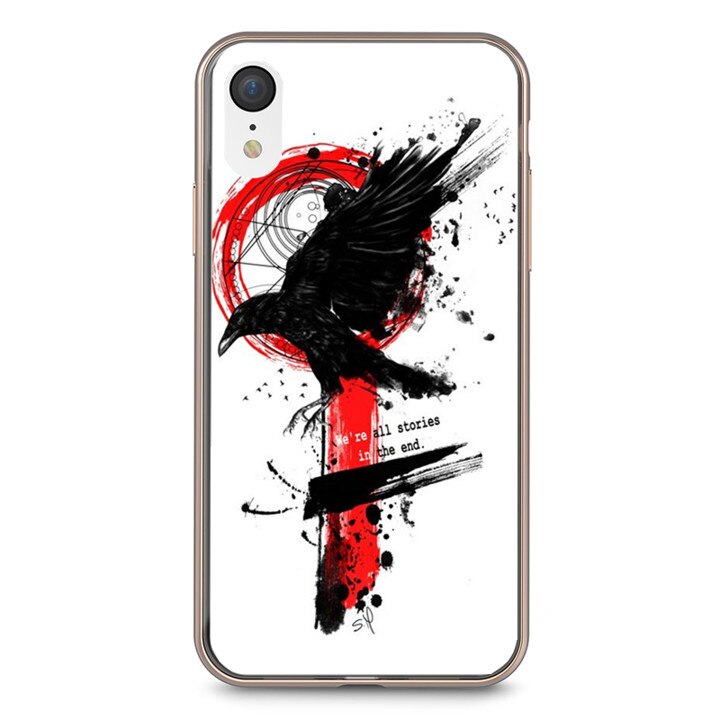 Husa silicon alba iPhone XR In the End