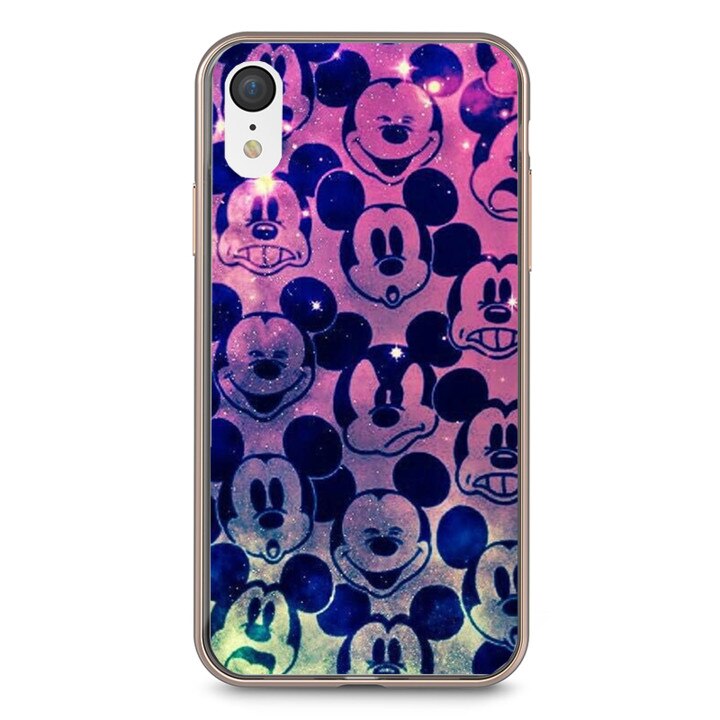 Husa silicon mov iPhone XR Crazy Mickey