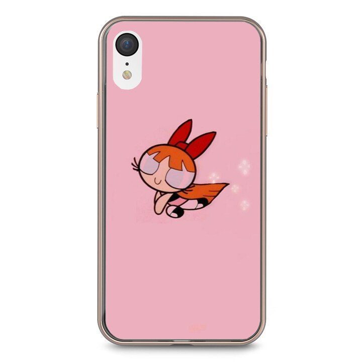 Husa silicon roz iPhone XR Blossom
