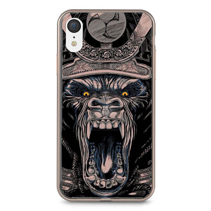 Husa silicon neagra iPhone XR Gorilla Ninja