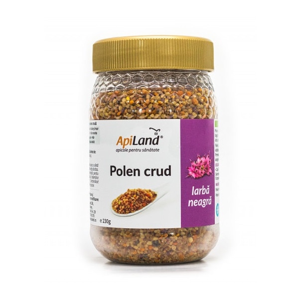 Polen crud de iarba neagra 230g, Apiland
