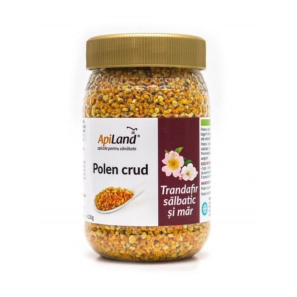 Polen crud de trandafir salbatic si mar 230g, Apiland