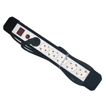 Prelungitor cu protectie supratensiune 5 metri , 6 prize,intrerupator, cablu 3 x1,5mm Prelungitor cu protectie supratensiune 5 metri , 6 prize,intrerupator, cablu 3 x1,5mm