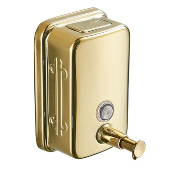 Dispenser sapun lichid , gold , capacitate 800ml TRENDY S Dispenser sapun lichid , gold , capacitate 800ml TRENDY S
