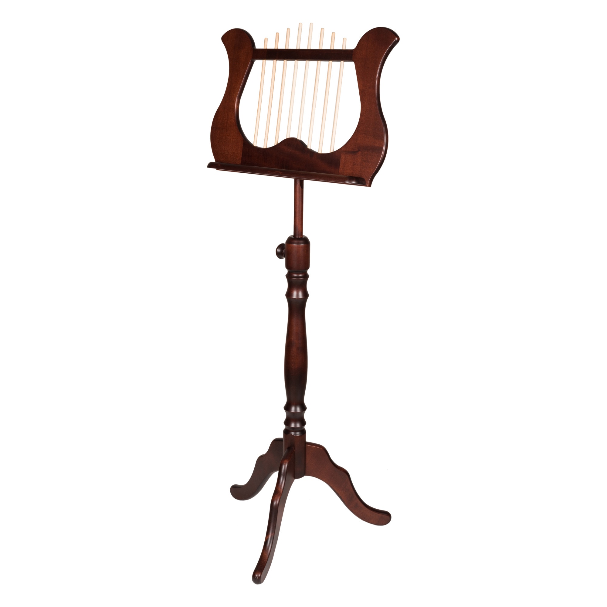 Suport de note din lemn model Lira culoare nuc