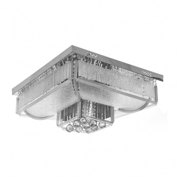 Plafoniera, Crom, 10хE27+led rgb, mp3, bluetooth, 1830/60 CH Plafoniera, Crom, 10хE27+led rgb, mp3, bluetooth, 1830/60 CH