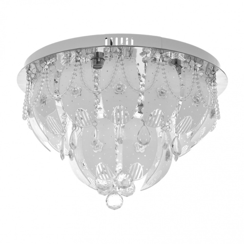 Plafoniera, Crom, 6хE14, rgb, mp3, bluetooth, 1440/6 CH