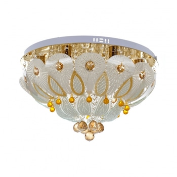 Plafoniera, Aur, 7хE27+led rgb, mp3, bluetooth, 1834/60 GD Plafoniera, Aur, 7хE27+led rgb, mp3, bluetooth, 1834/60 GD