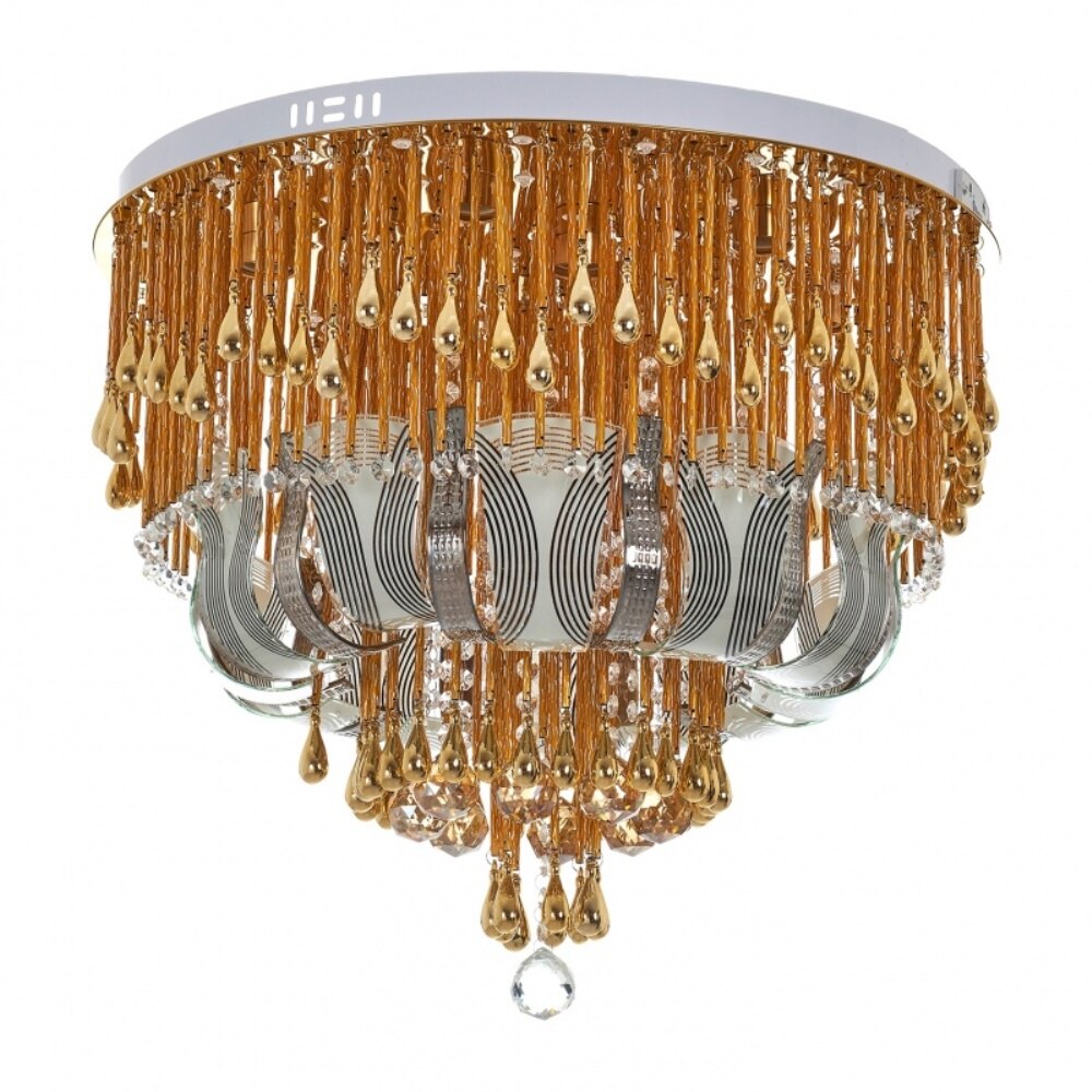 Plafoniera, Aur, 8хE27+led rgb, mp3, bluetooth, 1835/60 GD