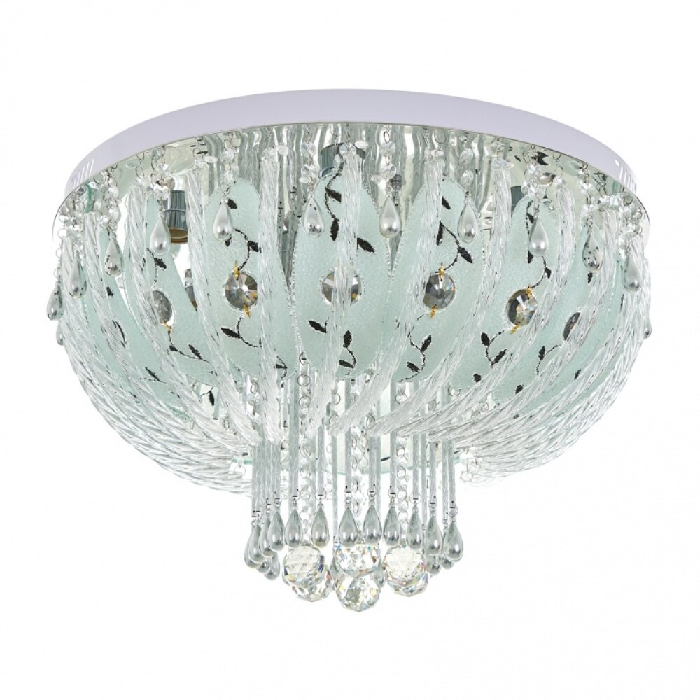 Plafoniera, Crom, 8хE27+led rgb, mp3, bluetooth, 1836/60 CH