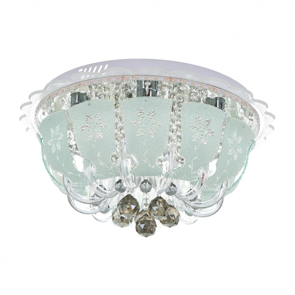 Plafoniera, Crom, 6хE27+led rgb, mp3, bluetooth, 1915/50 CH