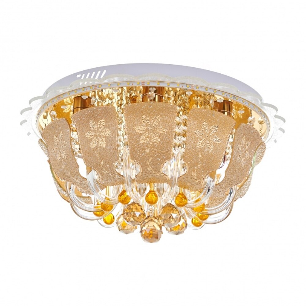 Plafoniera, Aur, 6хE27+led rgb, mp3, bluetooth, 1915/50 GD