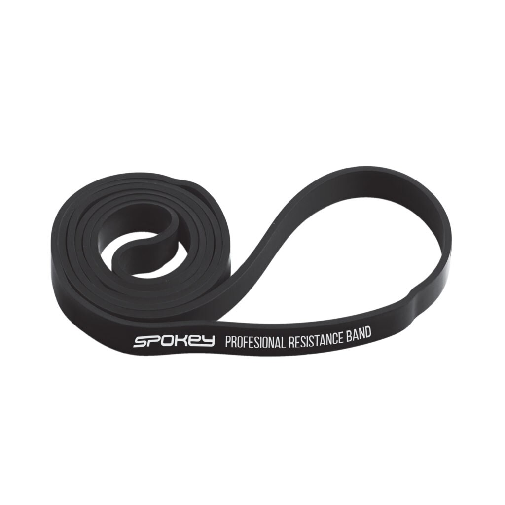Banda elastica profesionala fitness Spokey POWER II, EXTREME 40-65 kg (extreme - negru)