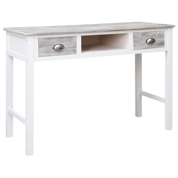 Birou de scris, gri, 110 x 45 x 76 cm, lemn 284153 Birou de scris, gri, 110 x 45 x 76 cm, lemn 284153