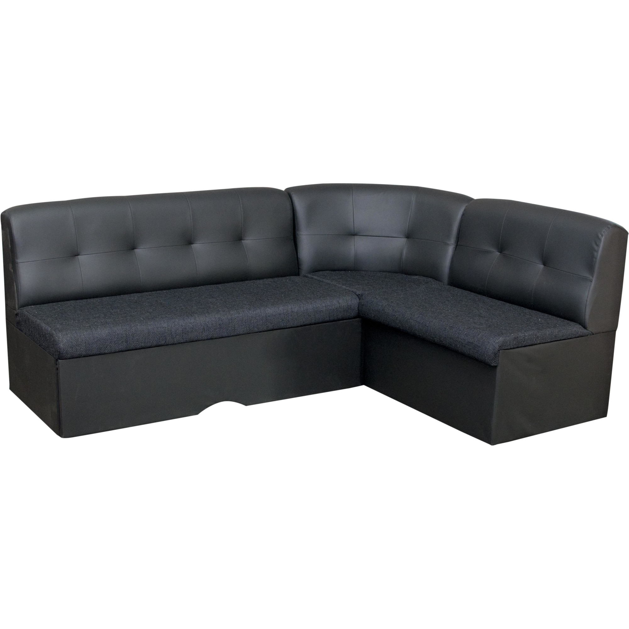 Coltar extensibil de bucatarie Sani NOVEL, 200 х 150 cm, Negru