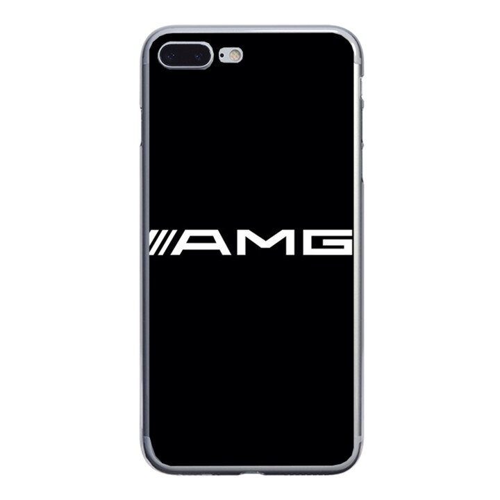 Husa silicon neagra iPhone 8 plus AMG