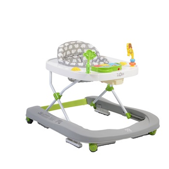 Premergator si antemergator 2 in 1 Moni Zoo reglabil pe inaltime, Gri Premergator si antemergator 2 in 1 Moni Zoo reglabil pe inaltime, Gri