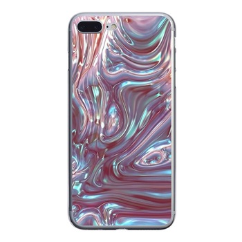 Husa silicon alb iPhone 8 plus Abstract Colors Husa silicon alb iPhone 8 plus Abstract Colors