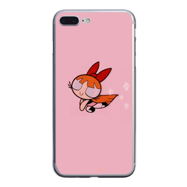 Husa silicon roz iPhone 7 plus Blossom