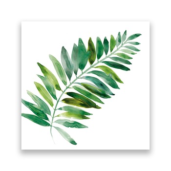 Tablou Canvas - Botanica, Frunza, Pictura, 100 x 100 cm Tablou Canvas - Botanica, Frunza, Pictura, 100 x 100 cm