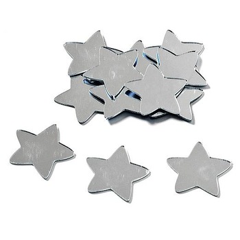 Set sticker decorativ pentru orice tip de suprafete, Stelute, argintii, 100 bucati/ set Set sticker decorativ pentru orice tip de suprafete, Stelute, argintii, 100 bucati/ set
