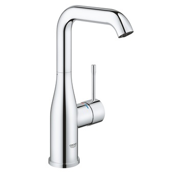 Baterie lavoar Grohe Essence 23799001, 3/8'', monocomanda, marimea L, pivotanta, set evacuare cu push to open, Crom Baterie lavoar Grohe Essence 23799001, 3/8'', monocomanda, marimea L, pivotanta, set evacuare cu push to open, Crom