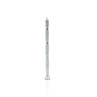Cui striat pentru beton, cu cap inecat, otel, zincat alb, 3.5 x 65 mm