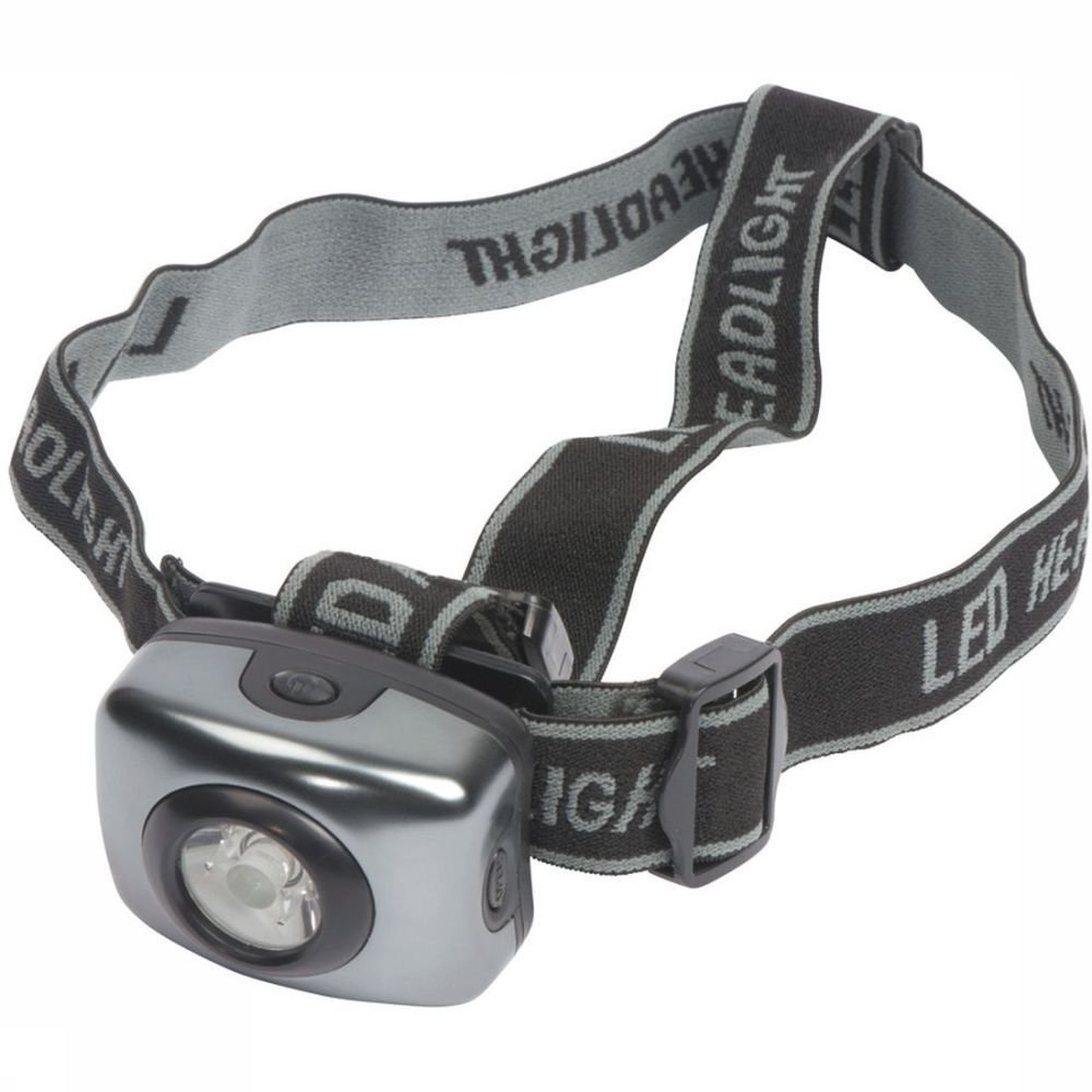 Frontala LED Bo-Camp 150 lumeni, carcasa otel, gri