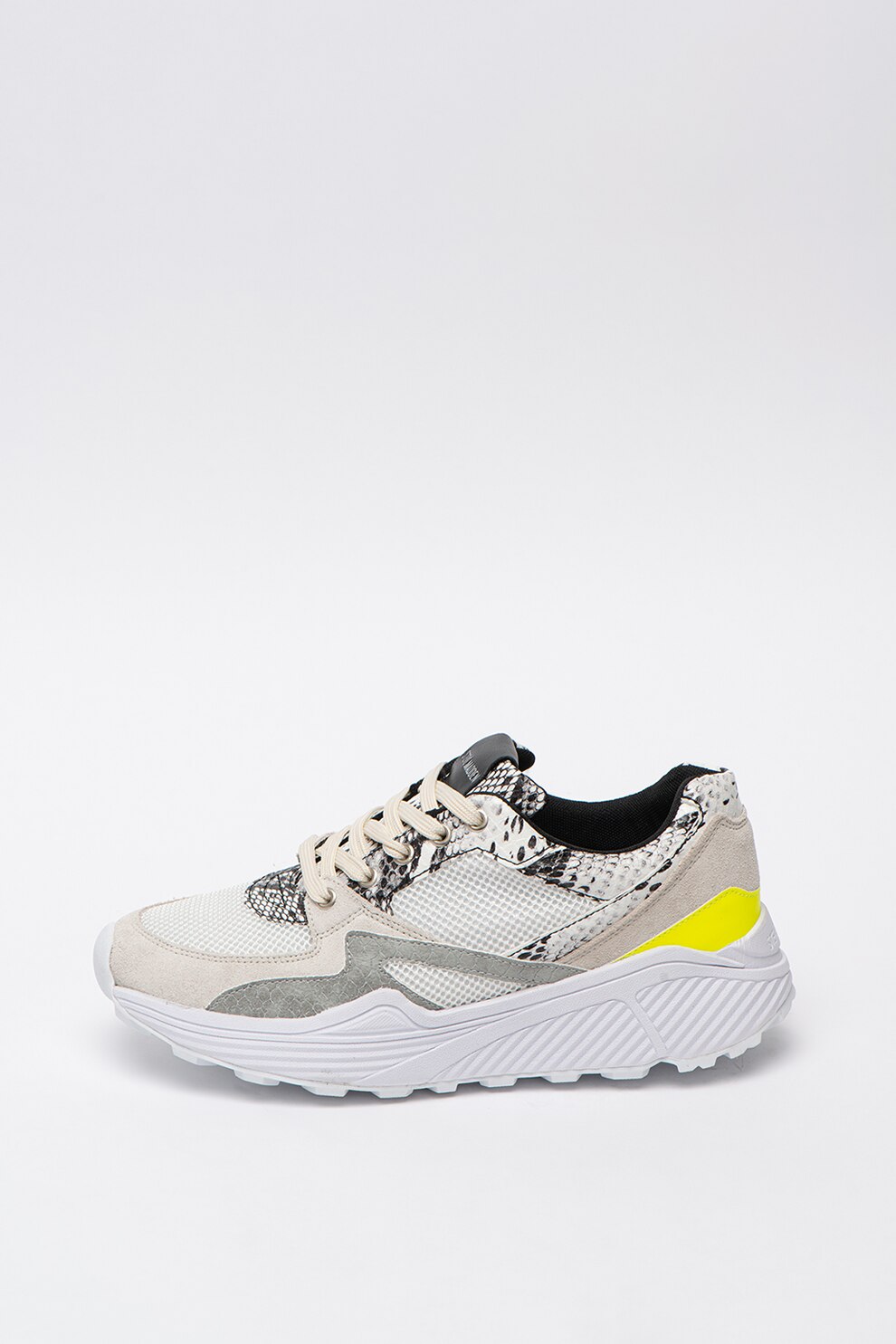 Steve Madden, Pantofi sport cu model colorblock si aspect masiv Savoy