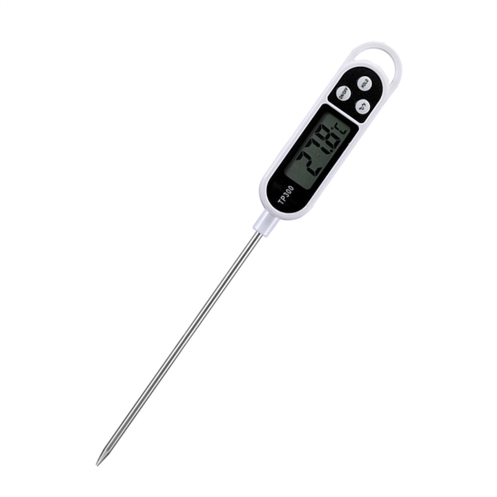 Термометър за храна CYTHERIA plug-in 24.5X5X1.5cm бял