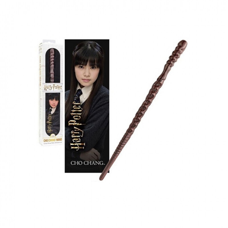 Bagheta Harry Potter - Cho Chang V3 30cm Originala + Semn de carte, Multicolor