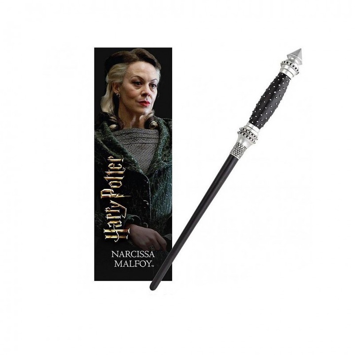 Пръчка Хари Потър - Нарциса Малфой V3 30см оригинал + отметка, многоцветен