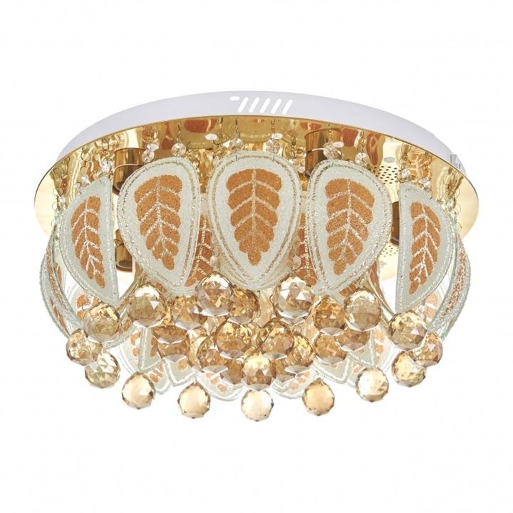 Plafoniera, Aur, 7хE27+led rgb, mp3, bluetooth, 1941/50 GD