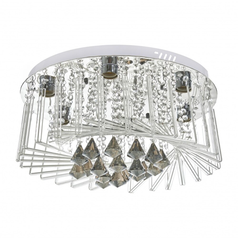 Plafoniera, Crom, 6хE27+led rgb, mp3, bluetooth, 1942/50 CH