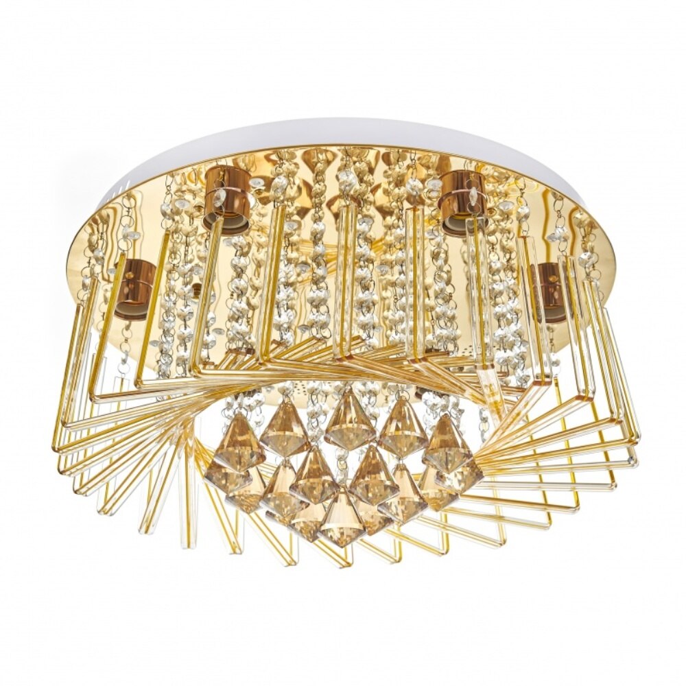 Plafoniera, Aur, 6хE27+led rgb, mp3, bluetooth, 1942/50 GD