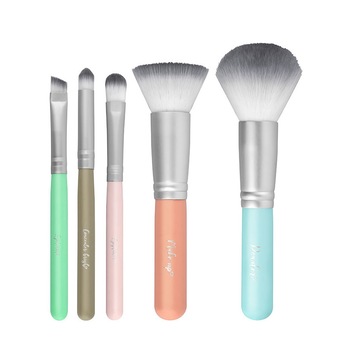 Set 5 pensule pentru machiaj, Luxury Set 5 pensule pentru machiaj, Luxury