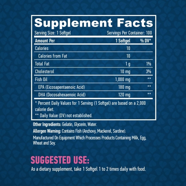 Omega 3, HAYA LABS, 1000mg. / 100 capsule - eMAG.ro