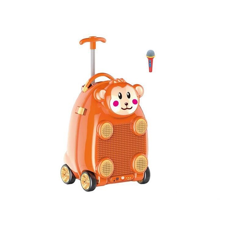 Troler muzical pentru copii Happy Monkey