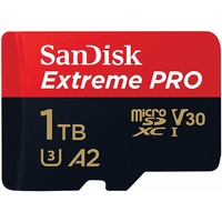 card sandisk extreme pro microsdxc 1 tb 170 mbps a2 clasa 10 v30 uhs-i u3 cu adaptor sd imagen 19_0_
0