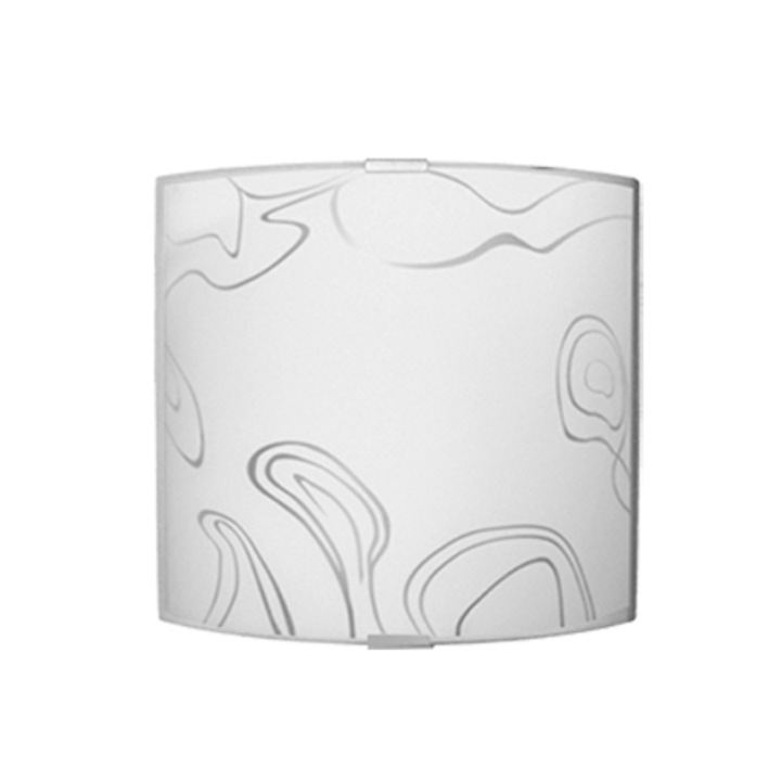 Аплик Lightstyle Симфони, 225х260, 1xЕ27, Бял гланц