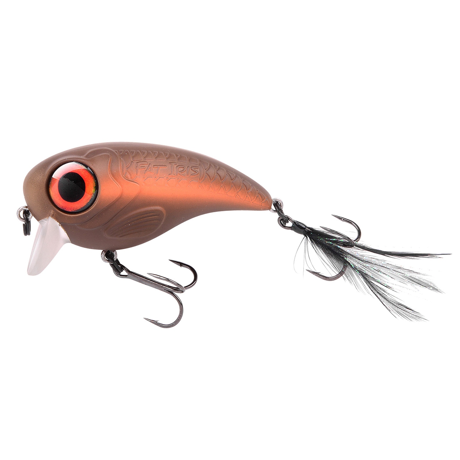 Vobler Fat Iris 80 40g 8cm Fire Bronz