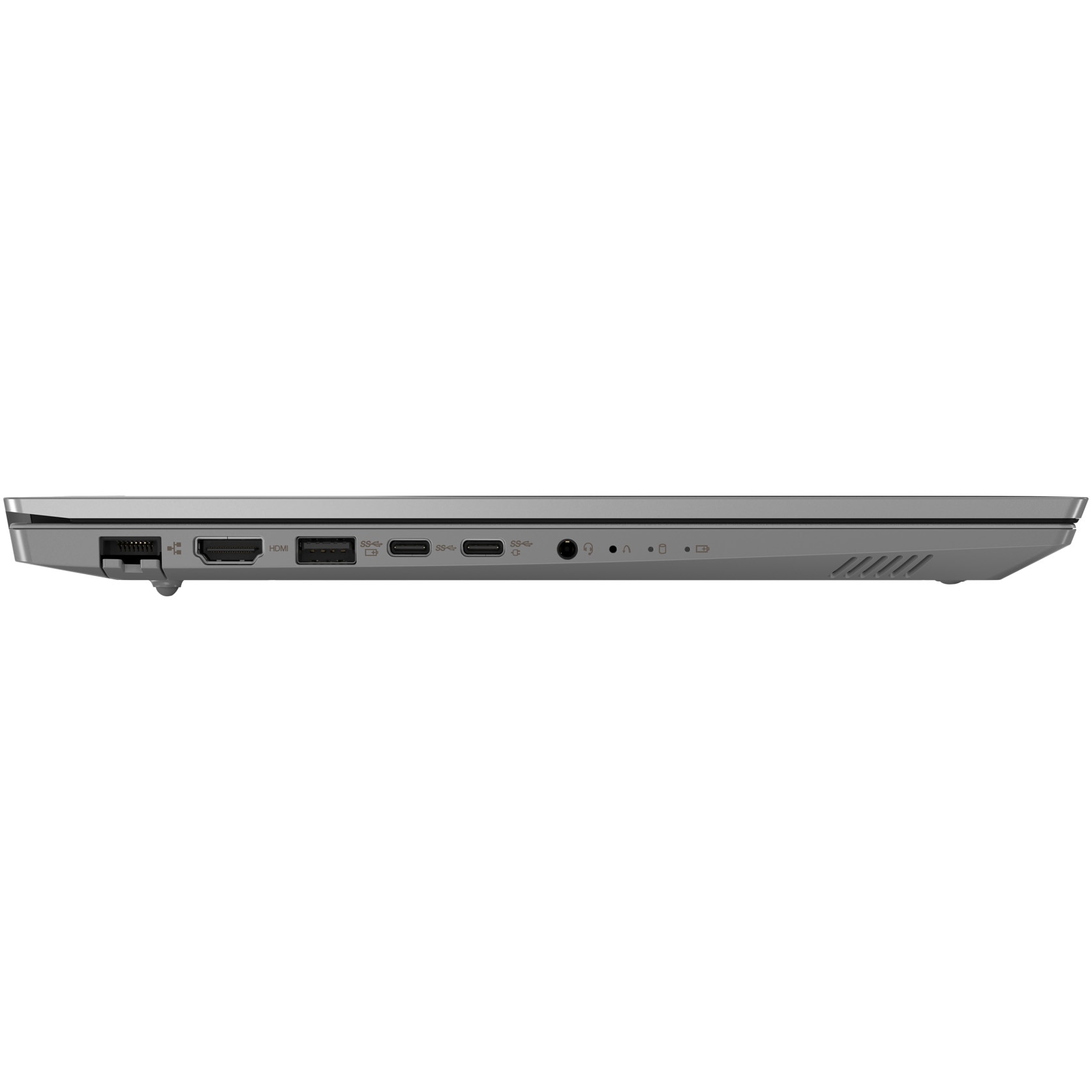Laptop ThinkBook 15 IIL cu procesor Intel Core i5-1035G4 pana la 3.70 GHz, 15.6" Full HD, 16GB, 512GB SSD, Intel UHD Graphics, Free DOS, Mineral Grey