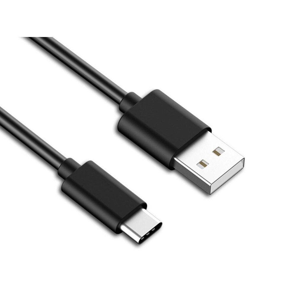 Cablu incarcare/transfer date, Mega, Universal, USB-C, 2 A, 1 m, Negru
