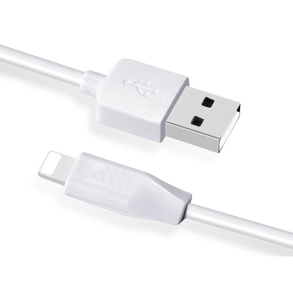 Cablu incarcare/transfer date, Hoco, X20, Lightning, 2 m, Compatibil cu Apple, Alb