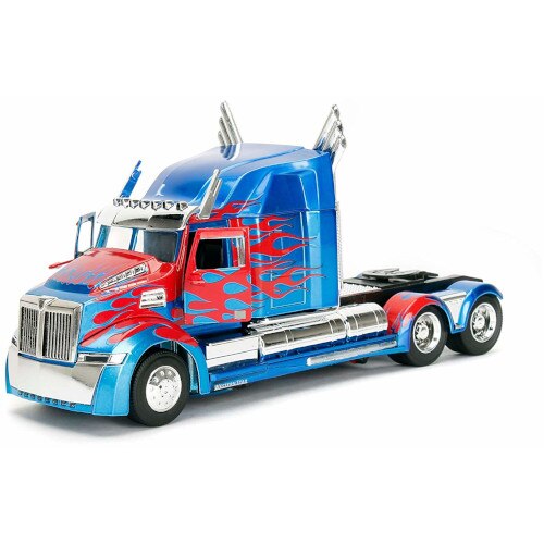 Masinuta Jada Toys Transformers T5 Western Star 5700 XE 1:24 Optimus Prime